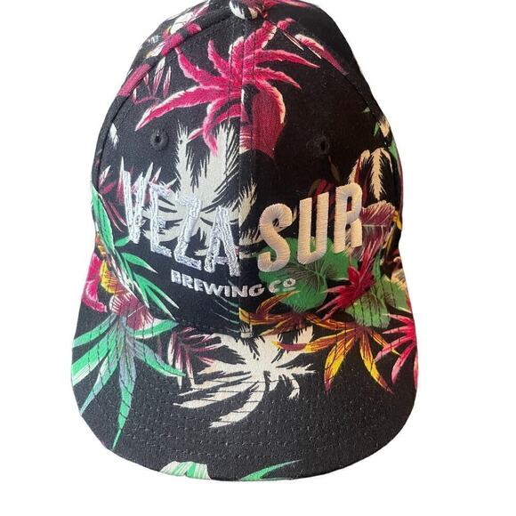 VEZA SUR Brewing Co. Floral Baseball Snapback Hat Cap Winwood Miami FL - Picture 1 of 5